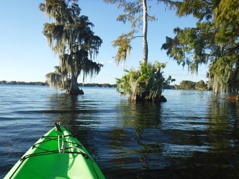 paddling Winter Park Chain of Lakes