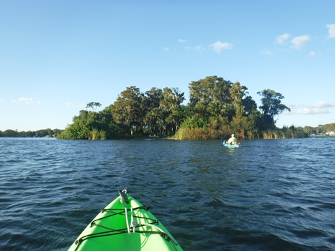 paddling Winter Park Chain of Lakes