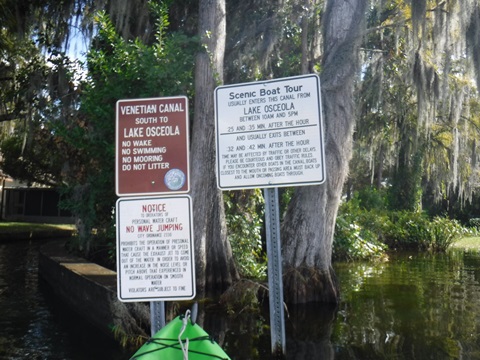 paddling Winter Park Chain of Lakes