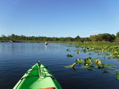 paddling Winter Park Chain of Lakes