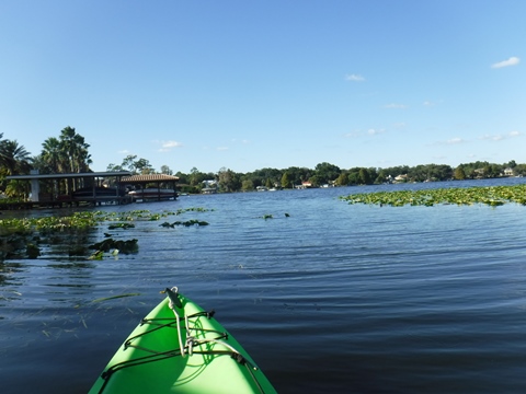 paddling Winter Park Chain of Lakes