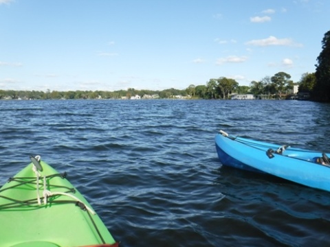 paddling Winter Park Chain of Lakes