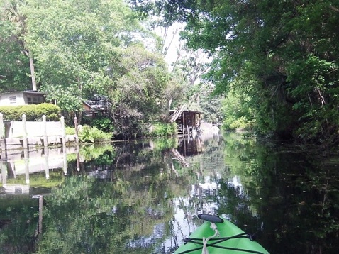 paddling chassahowitzka River, canals, kayak, canoe