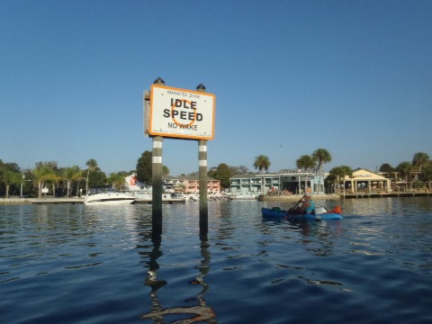 paddling Crystal River, kayak, canoe