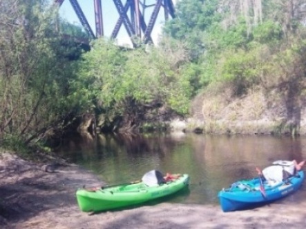 paddling Little Manatee River, kayak, canoe