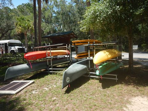 paddling Rainbow River, kayak, canoe