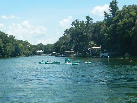 paddling Rainbow River, kayak, canoe