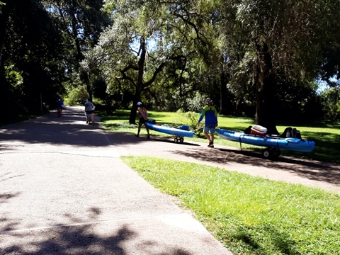 paddling Rainbow River, kayak, canoe