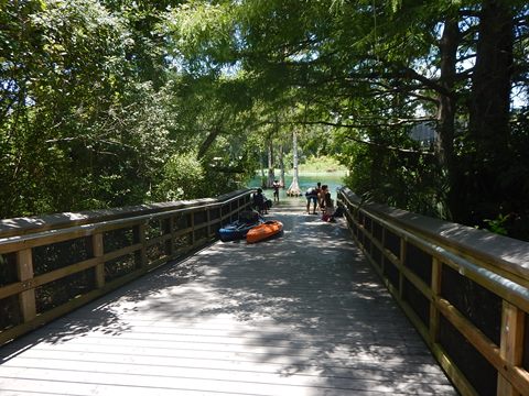 paddling Rainbow River, kayak, canoe