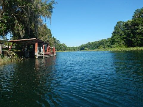 paddling Rainbow River, kayak, canoe