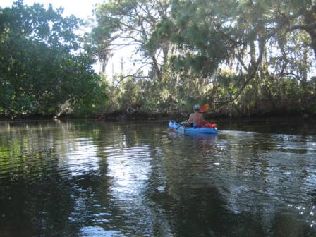 Paddling on South Creek, Oscar Scherer