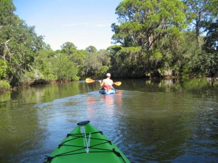 Paddling on South Creek, Oscar Scherer