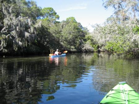 Paddling on South Creek, Oscar Scherer