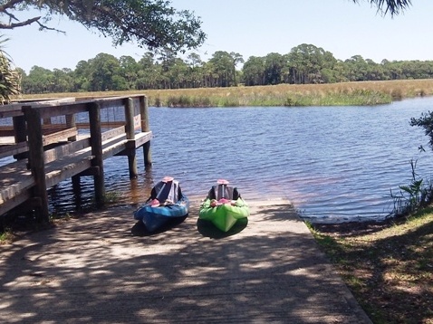 paddling Bulow Creek, kayak, canoe