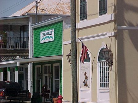 paddling Cedar Key, old downtown