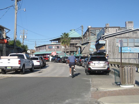 paddling Cedar Key, old downtown