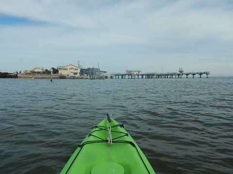 paddling Cedar Key, old downtown