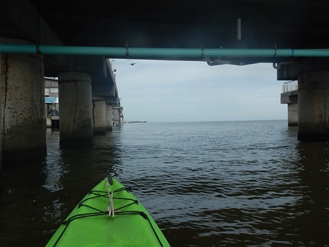 paddling Cedar Key, old downtown