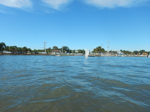 paddling Cedar Key, old downtown