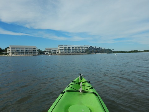 paddling Cedar Key, old downtown