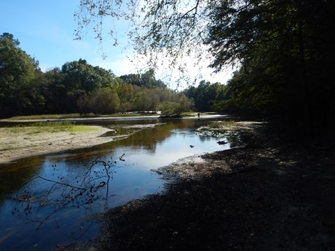 paddling Santa Fe River, Bible Camp Road, kayak, canoe