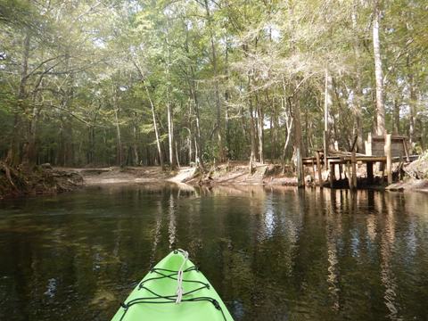 paddling Santa Fe River, Poe to Rum, kayak, canoe