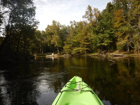 paddling Santa Fe River, Poe to Rum, kayak, canoe