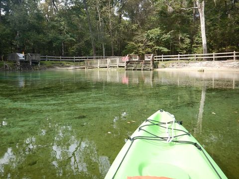 paddling Santa Fe River, Rum to Gilchrist, kayak, canoe