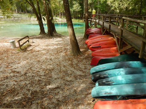 paddling Santa Fe River, Gilchrist Blue Spring, kayak, canoe