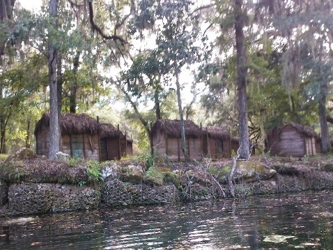 paddling Silver River, Fort King Waterway