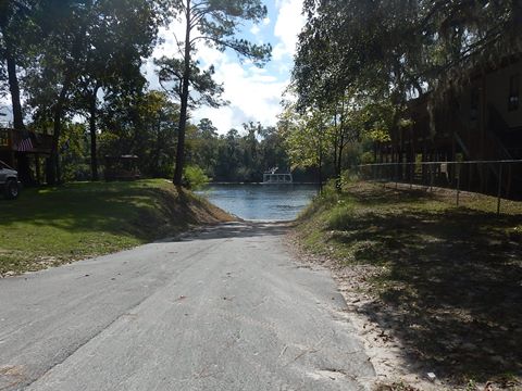 paddling Suwannee River, Hurst Boat Ramp