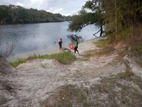 paddling Suwannee River, Hart Spring