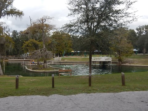 paddling Suwannee River, Hart Spring