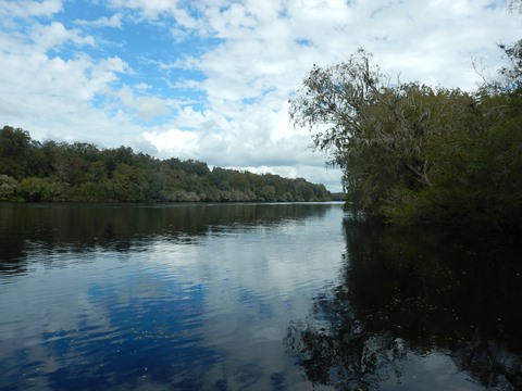 paddling Suwannee River, Shingle Landing, Otter Springs
