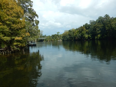 paddling Suwannee River, Joe Anderson Fanning Springs