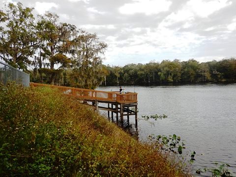 paddling Suwannee River, Hinton Landing