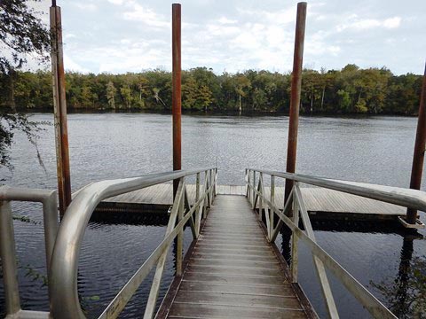 paddling Suwannee River, Hinton Landing