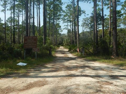 paddling Suwannee River, Usher Landing