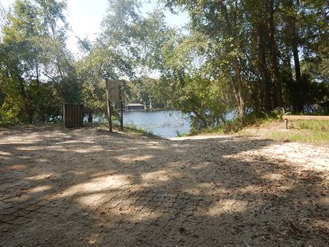 paddling Suwannee River, Usher Landing