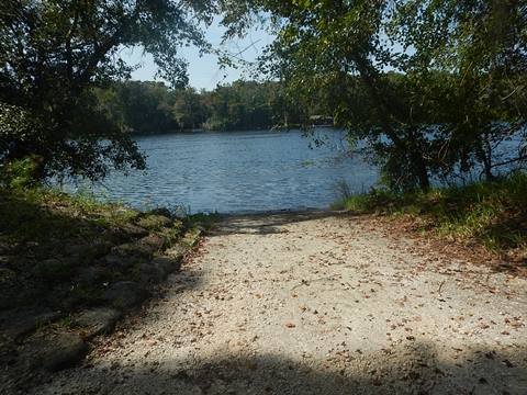 paddling Suwannee River, Usher Landing