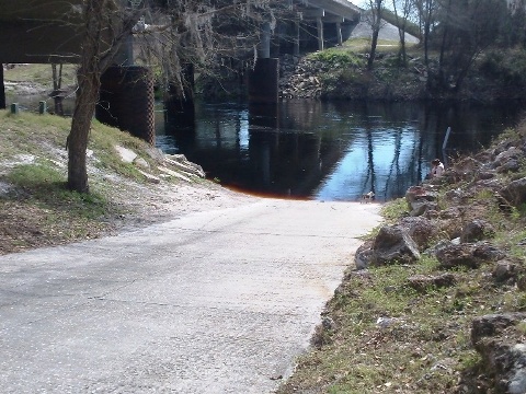 paddling Suwannee River, Wayside Park