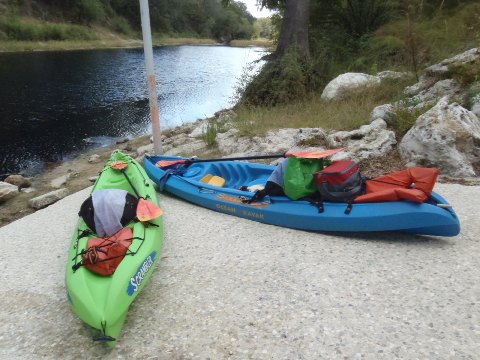 paddling Suwannee River, Wayside Park