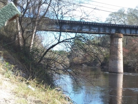 paddling Suwannee River, Wayside Park