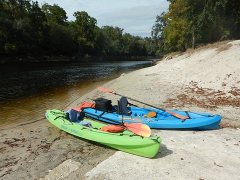 paddling Suwannee River State Park