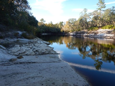 paddling Suwannee River, Turner Boat Ramp