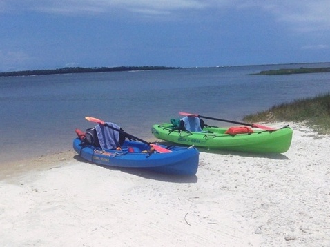 St George Island paddling