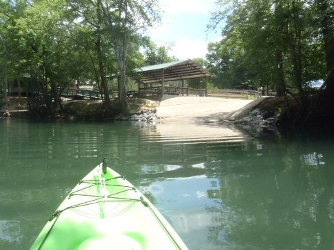 paddling Holmes Creek