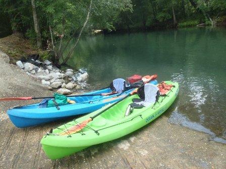 paddling Holmes Creek