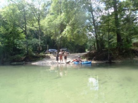 paddling Holmes Creek