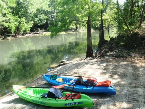 paddling Holmes Creek